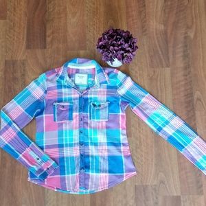 Abercrombie & Fitch plaid button up